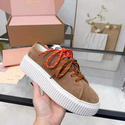 Replica MIU MIU Casual Shoes For Women #1432240 $96.00 USD for Wholesale