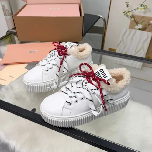 MIU MIU Casual Shoes For Women #1432241 $100.00 USD, Wholesale Replica MIU MIU Casual Shoes