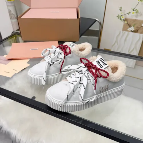 MIU MIU Casual Shoes For Women #1432242 $100.00 USD, Wholesale Replica MIU MIU Casual Shoes