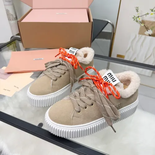 MIU MIU Casual Shoes For Women #1432243 $100.00 USD, Wholesale Replica MIU MIU Casual Shoes