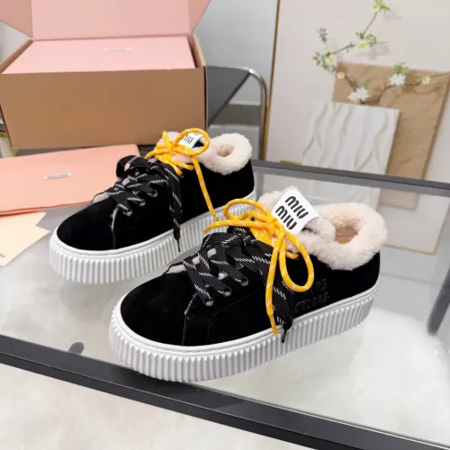 MIU MIU Casual Shoes For Women #1432244 $100.00 USD, Wholesale Replica MIU MIU Casual Shoes
