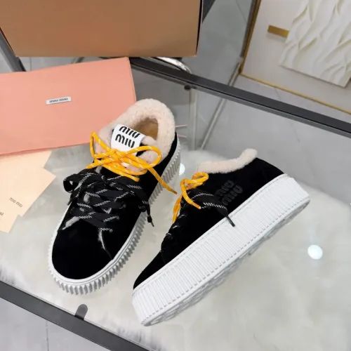 Replica MIU MIU Casual Shoes For Women #1432244 $100.00 USD for Wholesale