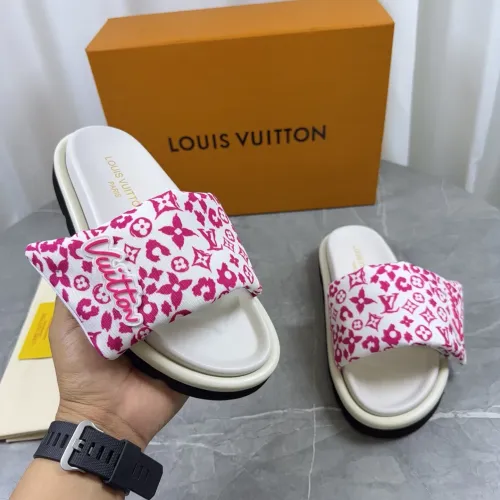Louis Vuitton Slippers For Women #1432261 $76.00 USD, Wholesale Replica Louis Vuitton Slippers