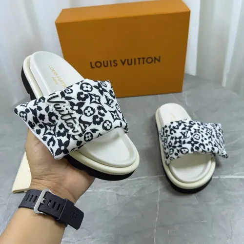 Louis Vuitton Slippers For Women #1432263 $76.00 USD, Wholesale Replica Louis Vuitton Slippers