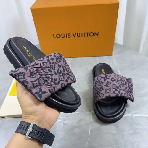 Louis Vuitton Slippers For Women #1432265 $76.00 USD, Wholesale Replica Louis Vuitton Slippers