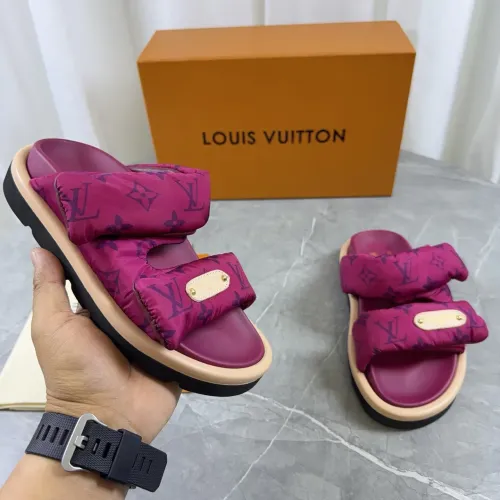 Louis Vuitton Slippers For Women #1432269 $82.00 USD, Wholesale Replica Louis Vuitton Slippers