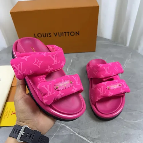 Louis Vuitton Slippers For Women #1432270 $82.00 USD, Wholesale Replica Louis Vuitton Slippers