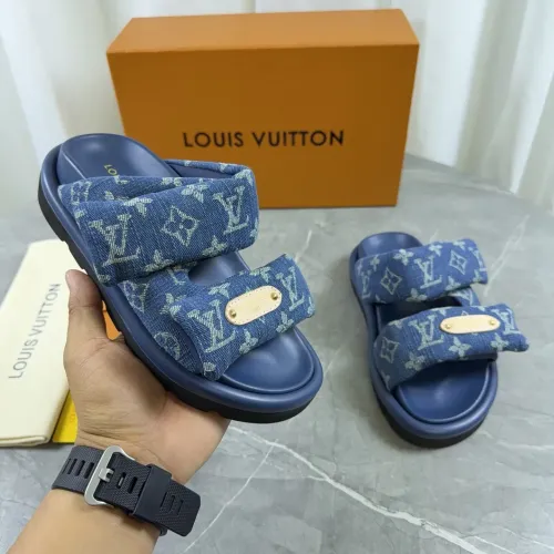 Louis Vuitton Slippers For Women #1432271 $82.00 USD, Wholesale Replica Louis Vuitton Slippers