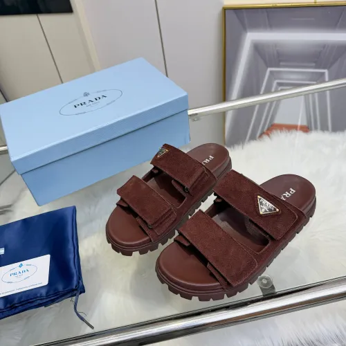 Prada Slippers For Women #1432286 $96.00 USD, Wholesale Replica Prada Slippers