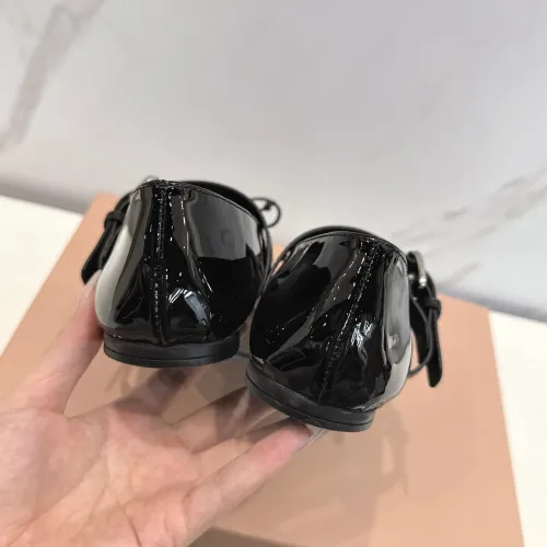Replica MIU MIU Flat Shoes For Women #1432290 $96.00 USD for Wholesale