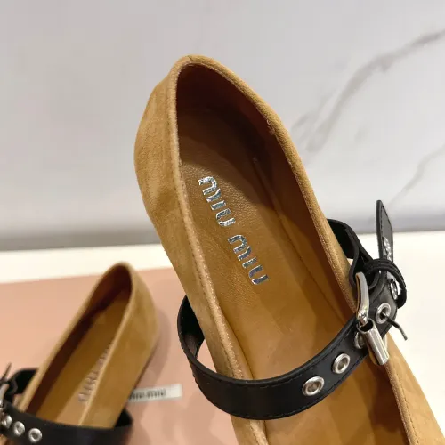 Replica MIU MIU Flat Shoes For Women #1432291 $96.00 USD for Wholesale