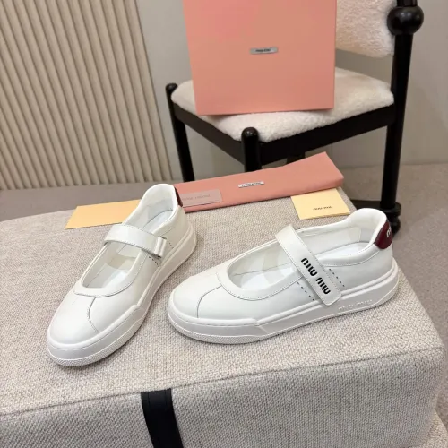 Replica MIU MIU Casual Shoes For Women #1432293 $98.00 USD for Wholesale