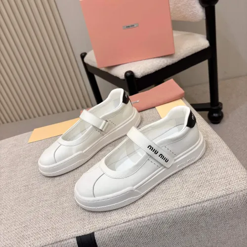 MIU MIU Casual Shoes For Women #1432294 $98.00 USD, Wholesale Replica MIU MIU Casual Shoes