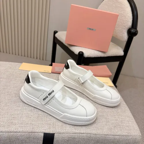 Replica MIU MIU Casual Shoes For Women #1432294 $98.00 USD for Wholesale