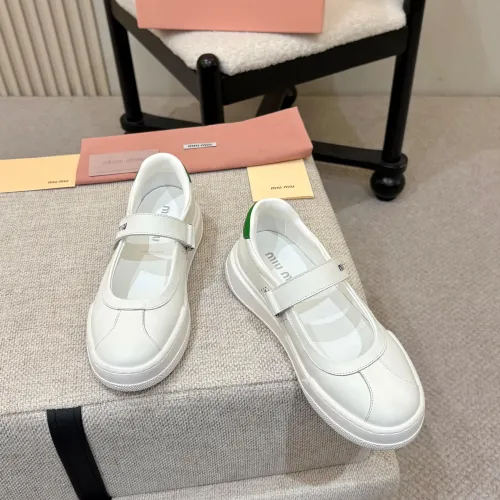 Replica MIU MIU Casual Shoes For Women #1432295 $98.00 USD for Wholesale