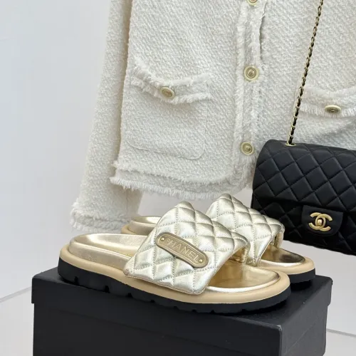 Chanel Slippers For Women #1432324 $92.00 USD, Wholesale Replica Chanel Slippers