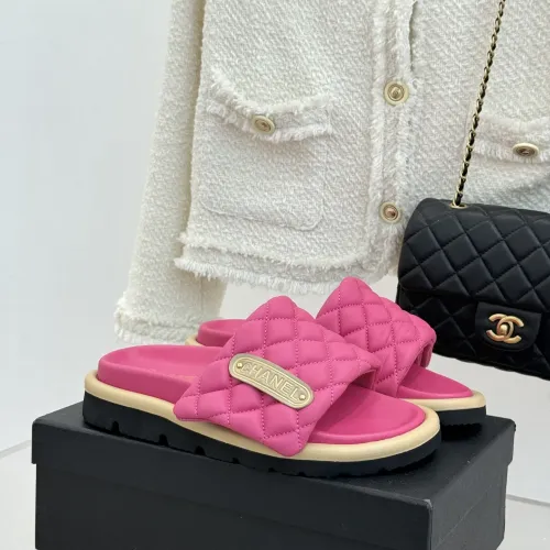 Chanel Slippers For Women #1432328 $92.00 USD, Wholesale Replica Chanel Slippers