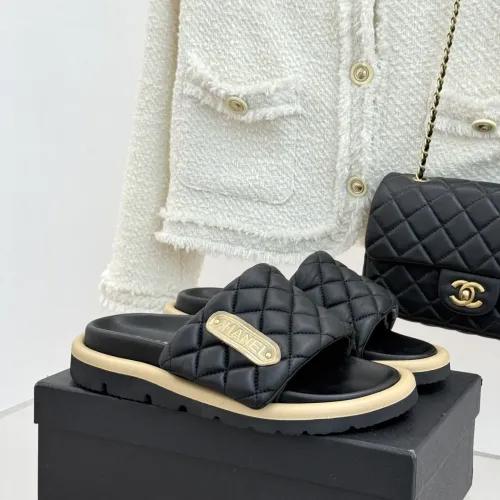 Chanel Slippers For Women #1432333 $92.00 USD, Wholesale Replica Chanel Slippers