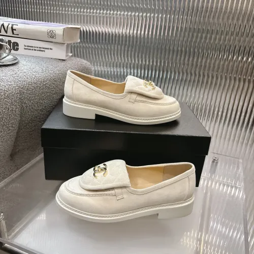 Chanel Leather Shoes For Women #1432494 $92.00 USD, Wholesale Replica Chanel Leather Shoes