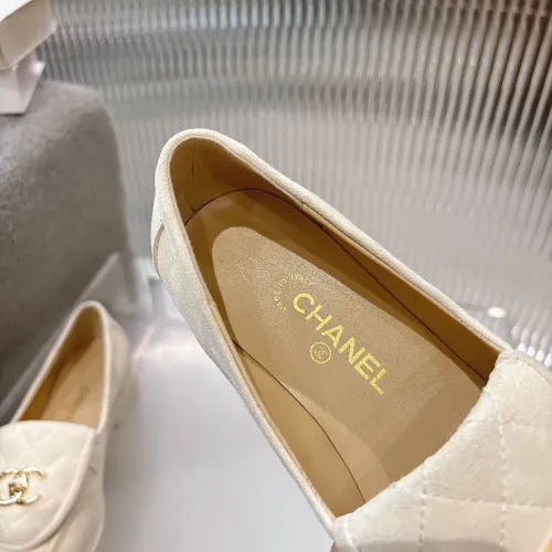 Replica Chanel Leather Shoes For Women #1432494 $92.00 USD for Wholesale
