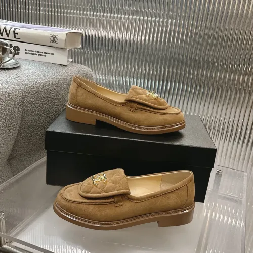 Chanel Leather Shoes For Women #1432495 $92.00 USD, Wholesale Replica Chanel Leather Shoes