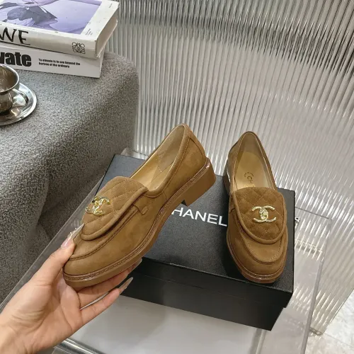 Replica Chanel Leather Shoes For Women #1432495 $92.00 USD for Wholesale
