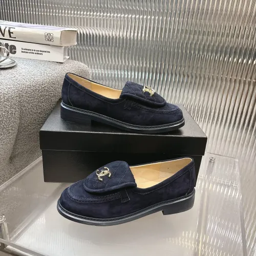 Chanel Leather Shoes For Women #1432496 $92.00 USD, Wholesale Replica Chanel Leather Shoes