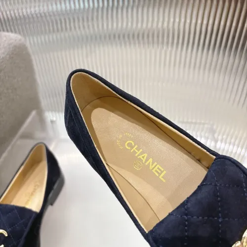 Replica Chanel Leather Shoes For Women #1432496 $92.00 USD for Wholesale