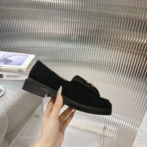 Replica Chanel Leather Shoes For Women #1432497 $92.00 USD for Wholesale