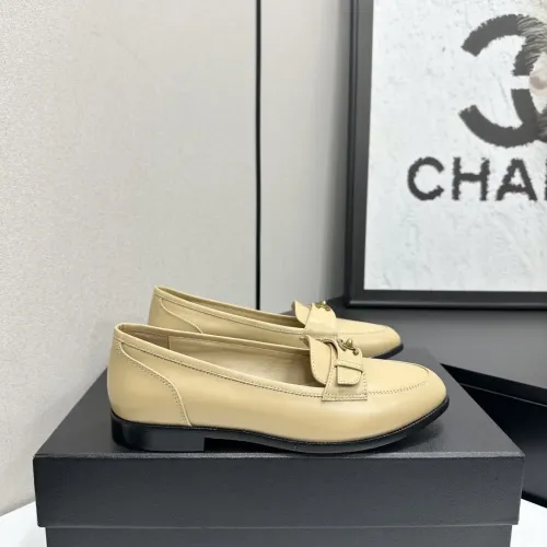Replica Chanel Leather Shoes For Women #1432498 $112.00 USD for Wholesale