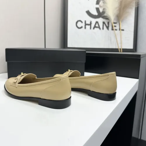 Replica Chanel Leather Shoes For Women #1432498 $112.00 USD for Wholesale