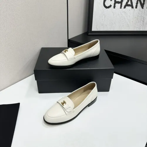 Chanel Leather Shoes For Women #1432499 $112.00 USD, Wholesale Replica Chanel Leather Shoes