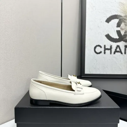 Replica Chanel Leather Shoes For Women #1432499 $112.00 USD for Wholesale