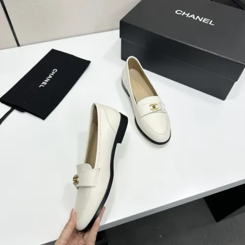 Replica Chanel Leather Shoes For Women #1432499 $112.00 USD for Wholesale