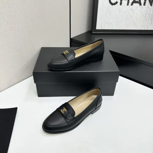 Chanel Leather Shoes For Women #1432500 $112.00 USD, Wholesale Replica Chanel Leather Shoes