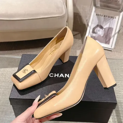 Chanel High-Heeled Shoes For Women #1432516 $105.00 USD, Wholesale Replica Chanel High-Heeled Shoes