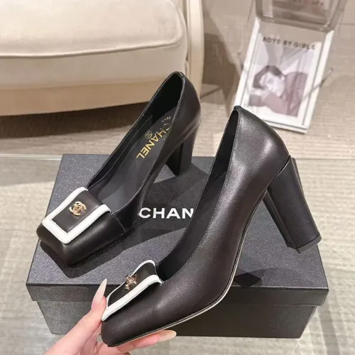 Chanel High-Heeled Shoes For Women #1432517 $105.00 USD, Wholesale Replica Chanel High-Heeled Shoes