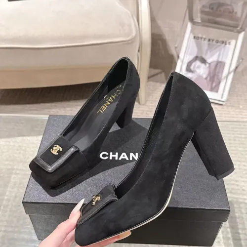 Chanel High-Heeled Shoes For Women #1432518 $105.00 USD, Wholesale Replica Chanel High-Heeled Shoes