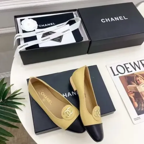Replica Chanel Flat Shoes For Women #1432520 $92.00 USD for Wholesale