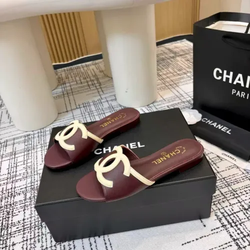 Chanel Slippers For Women #1432524 $85.00 USD, Wholesale Replica Chanel Slippers