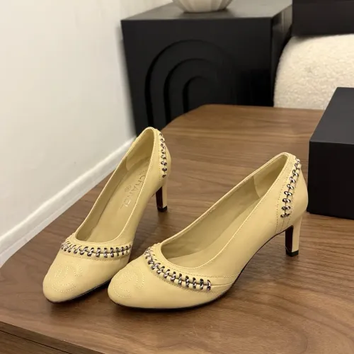 Chanel High-Heeled Shoes For Women #1432598 $122.00 USD, Wholesale Replica Chanel High-Heeled Shoes