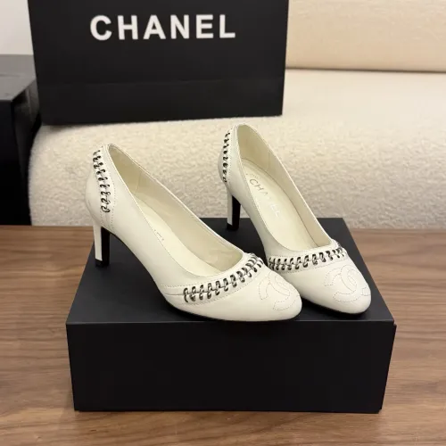 Chanel High-Heeled Shoes For Women #1432599 $122.00 USD, Wholesale Replica Chanel High-Heeled Shoes