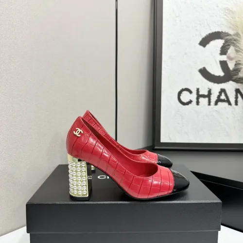Chanel High-Heeled Shoes For Women #1432604 $112.00 USD, Wholesale Replica Chanel High-Heeled Shoes
