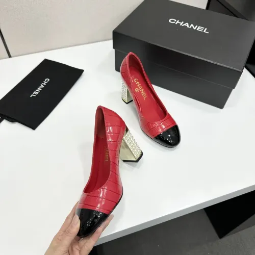 Replica Chanel High-Heeled Shoes For Women #1432604 $112.00 USD for Wholesale