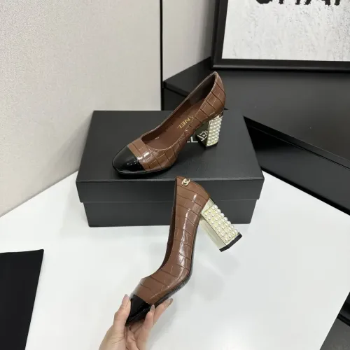 Replica Chanel High-Heeled Shoes For Women #1432605 $112.00 USD for Wholesale