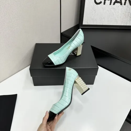 Replica Chanel High-Heeled Shoes For Women #1432607 $112.00 USD for Wholesale