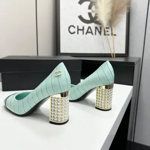 Replica Chanel High-Heeled Shoes For Women #1432607 $112.00 USD for Wholesale