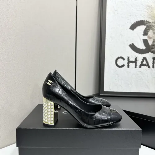 Chanel High-Heeled Shoes For Women #1432608 $112.00 USD, Wholesale Replica Chanel High-Heeled Shoes