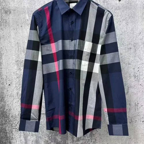 Burberry Shirts Long Sleeved For Men #1432628 $60.00 USD, Wholesale Replica Burberry Shirts