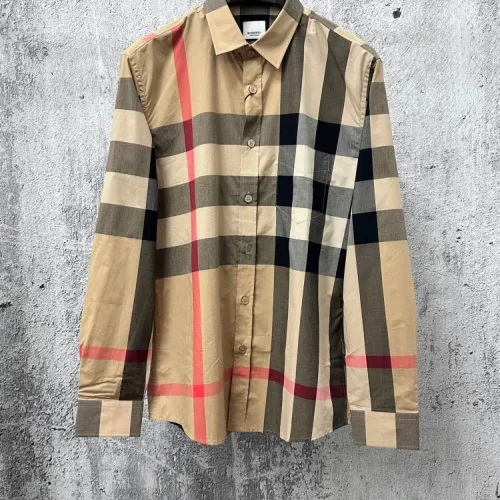 Burberry Shirts Long Sleeved For Men #1432629 $60.00 USD, Wholesale Replica Burberry Shirts